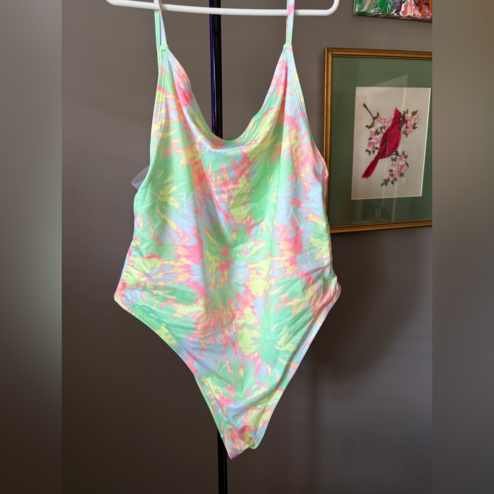 Tie-Dye One-Piece Swimsuit